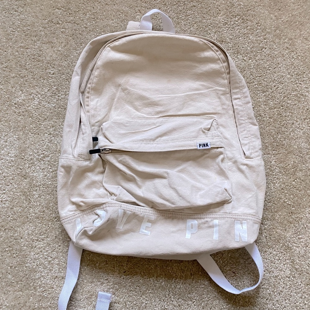PINK Victoria’s Secret Canvas Backpack